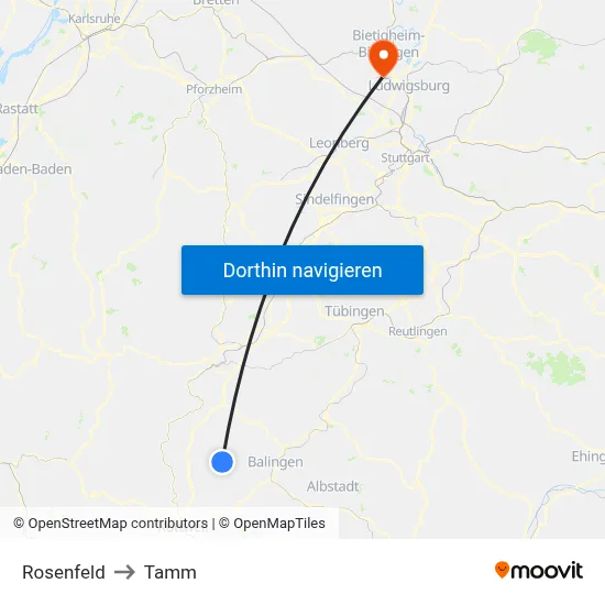 Rosenfeld to Tamm map