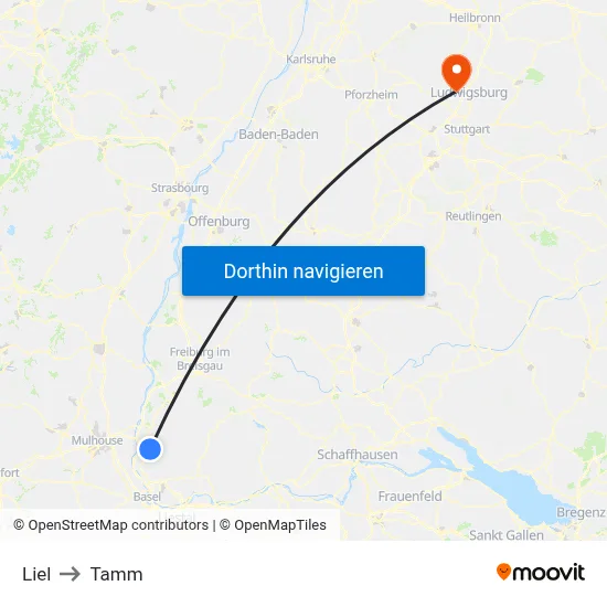 Liel to Tamm map