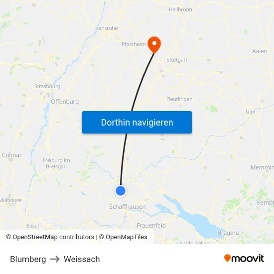 Blumberg to Weissach map