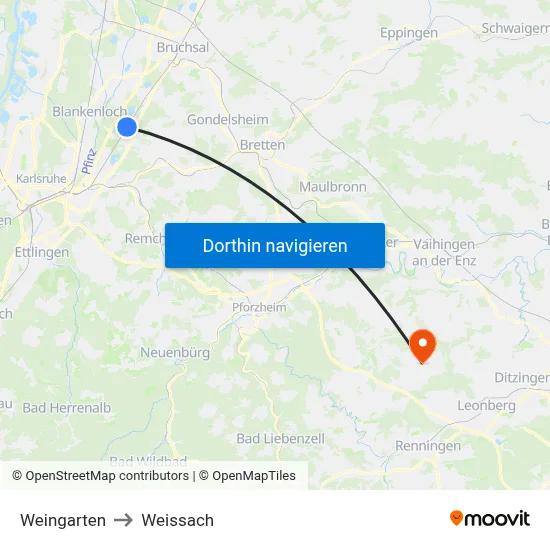 Weingarten to Weissach map