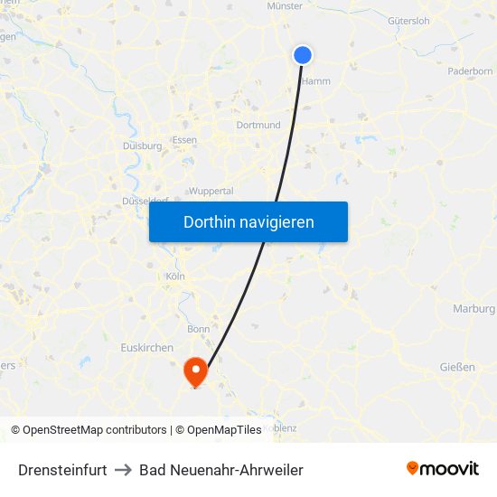 Drensteinfurt to Bad Neuenahr-Ahrweiler map