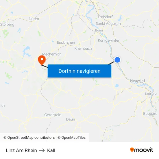 Linz Am Rhein to Kall map