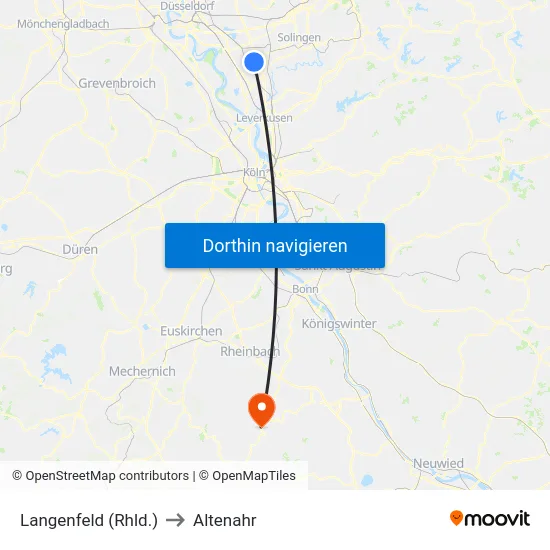 Langenfeld (Rhld.) to Altenahr map