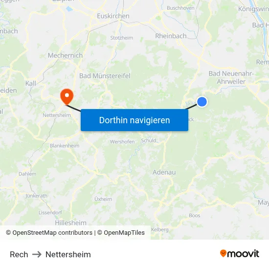 Rech to Nettersheim map