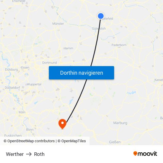 Werther to Roth map