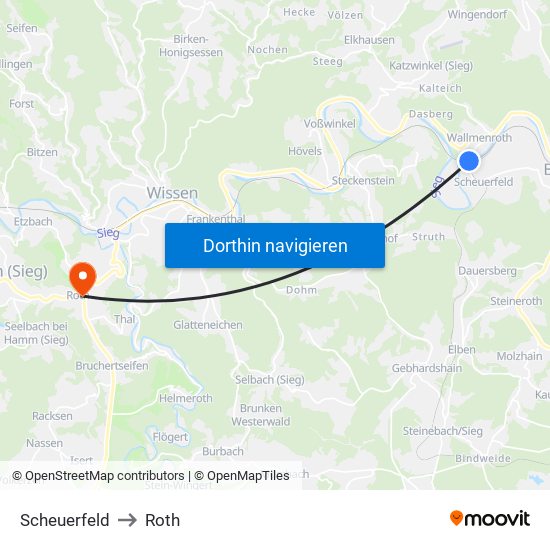 Scheuerfeld to Roth map