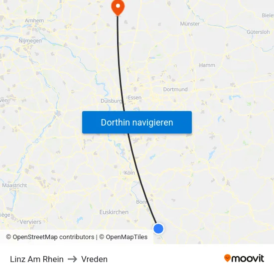 Linz Am Rhein to Vreden map