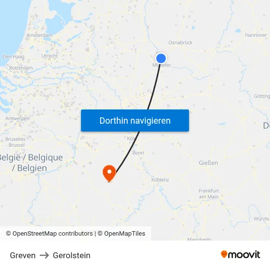 Greven to Gerolstein map