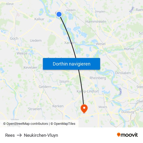 Rees to Neukirchen-Vluyn map