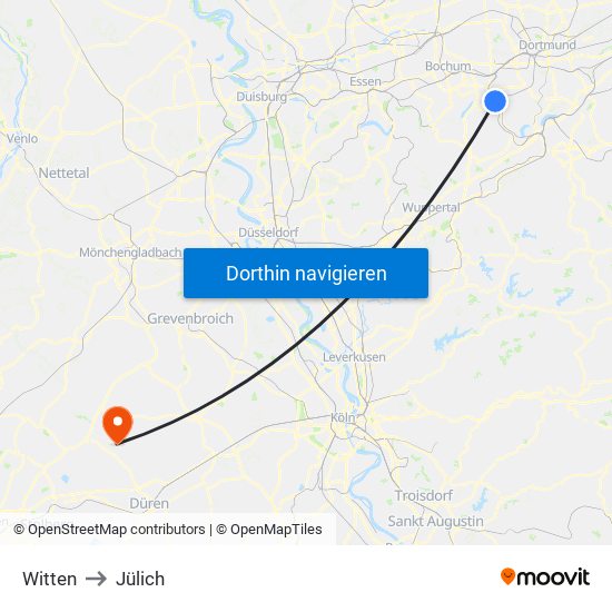 Witten to Jülich map