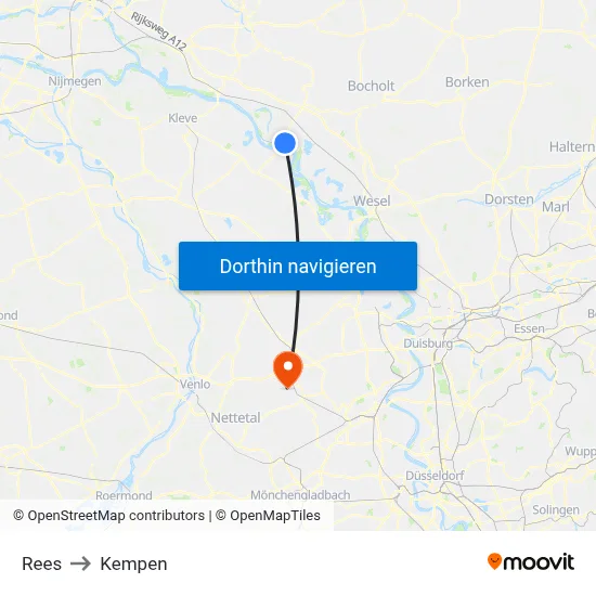 Rees to Kempen map