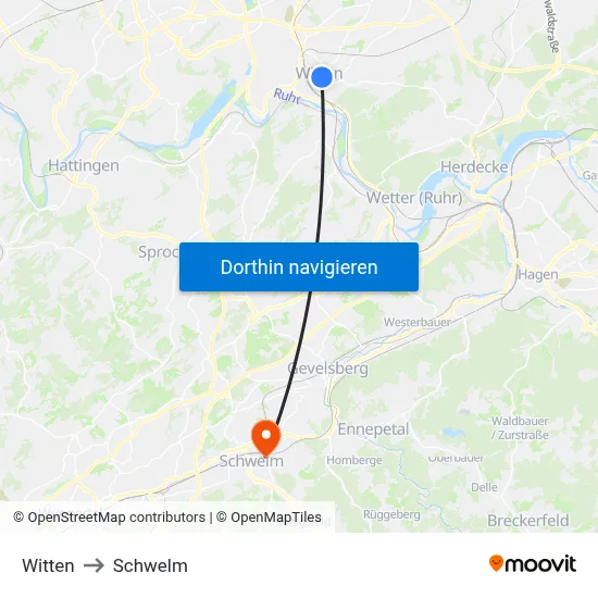 Witten to Schwelm map