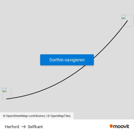 Herford to Selfkant map