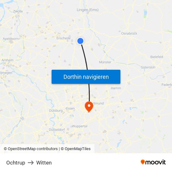 Ochtrup to Witten map