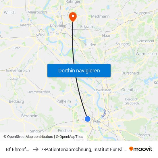 Bf Ehrenfeld - Köln to 7-Patientenabrechnung, Institut Für Klinische Verhaltenstherapie map