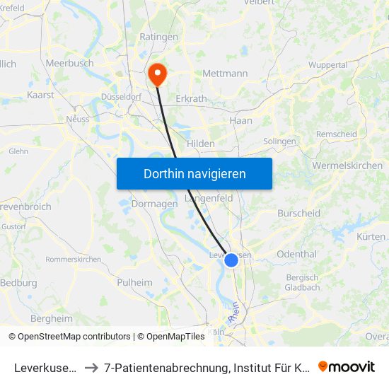 Leverkusen Mitte Bf to 7-Patientenabrechnung, Institut Für Klinische Verhaltenstherapie map