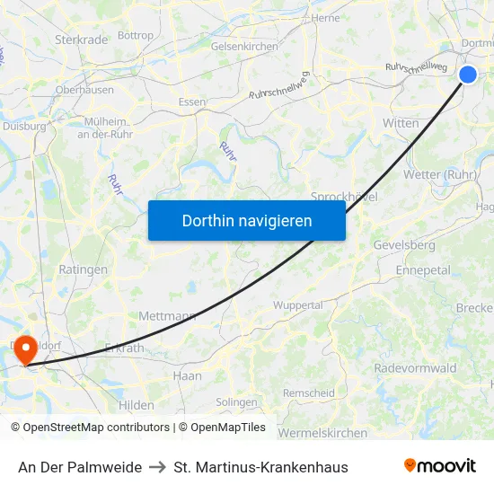 An Der Palmweide to St. Martinus-Krankenhaus map