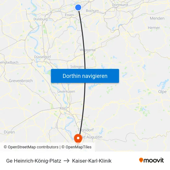 Ge Heinrich-König-Platz to Kaiser-Karl-Klinik map