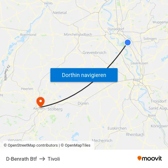 D-Benrath Btf to Tivoli map