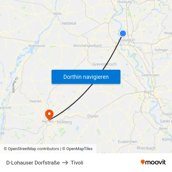 D-Lohauser Dorfstraße to Tivoli map