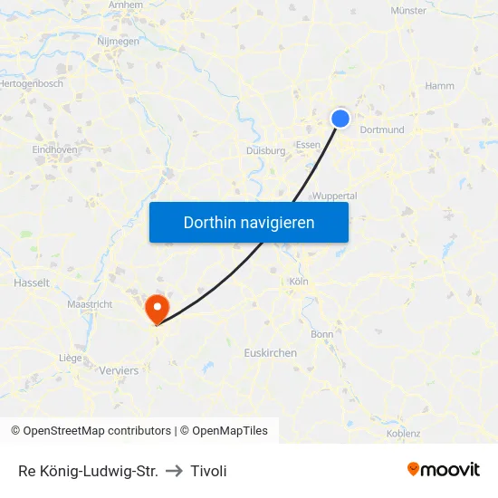 Re König-Ludwig-Str. to Tivoli map