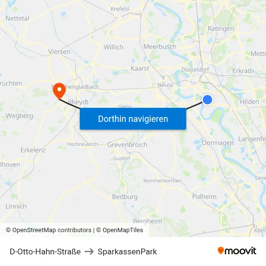 D-Otto-Hahn-Straße to SparkassenPark map
