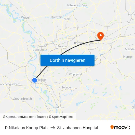 D-Nikolaus-Knopp-Platz to St.-Johannes-Hospital map