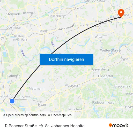 D-Posener Straße to St.-Johannes-Hospital map