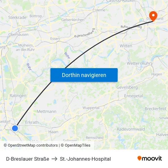 D-Breslauer Straße to St.-Johannes-Hospital map