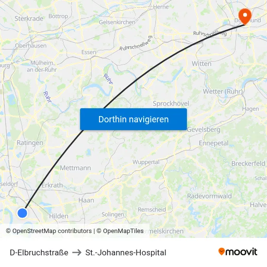 D-Elbruchstraße to St.-Johannes-Hospital map