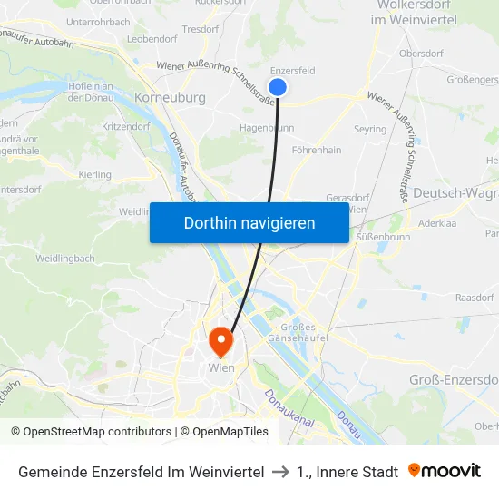 Gemeinde Enzersfeld Im Weinviertel to 1., Innere Stadt map