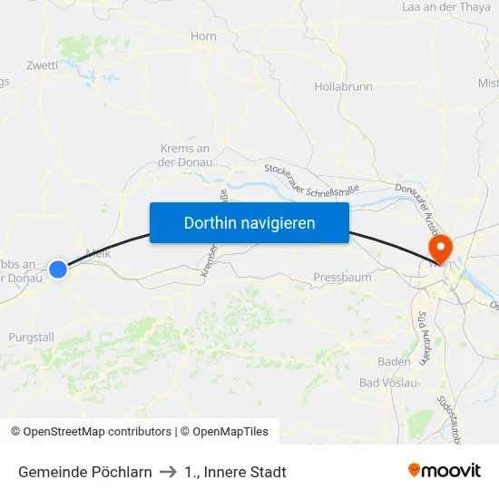 Gemeinde Pöchlarn to 1., Innere Stadt map