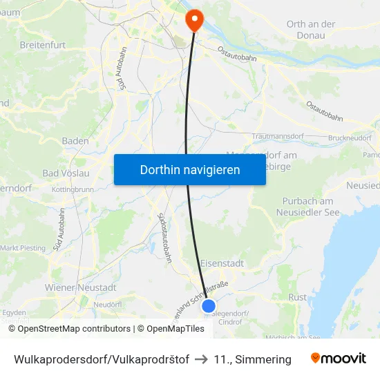 Wulkaprodersdorf/Vulkaprodrštof to 11., Simmering map