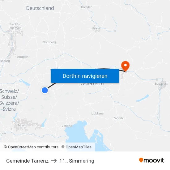 Gemeinde Tarrenz to 11., Simmering map