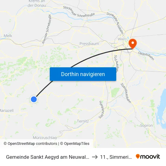 Gemeinde Sankt Aegyd am Neuwalde to 11., Simmering map