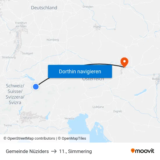 Gemeinde Nüziders to 11., Simmering map