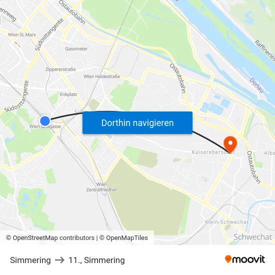 Simmering to 11., Simmering map