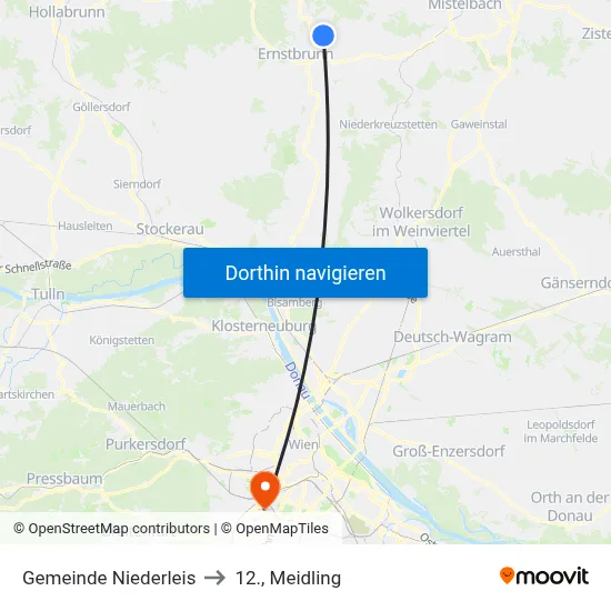 Gemeinde Niederleis to 12., Meidling map