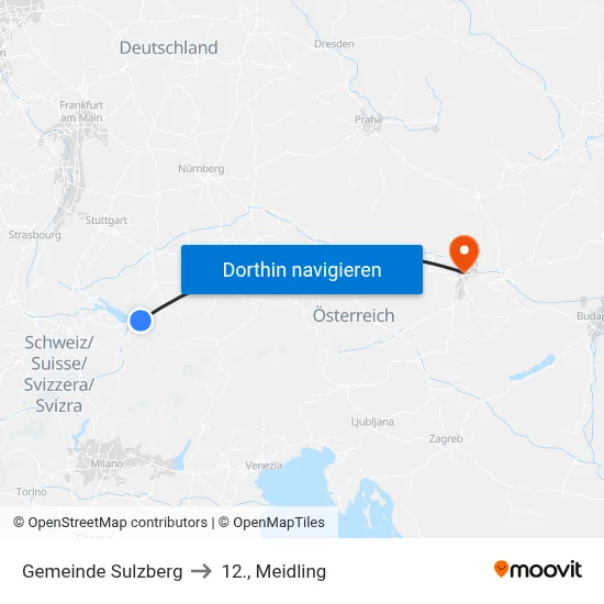 Gemeinde Sulzberg to 12., Meidling map