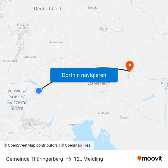 Gemeinde Thüringerberg to 12., Meidling map