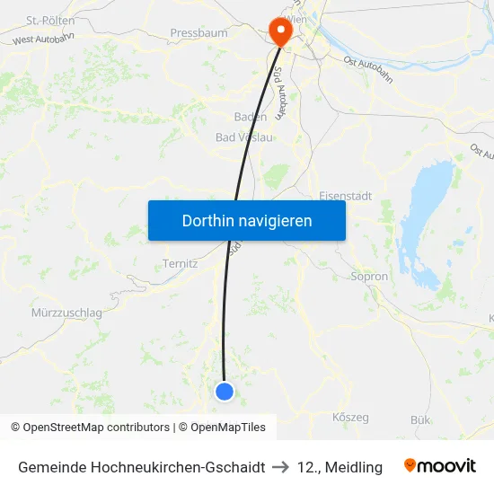 Gemeinde Hochneukirchen-Gschaidt to 12., Meidling map