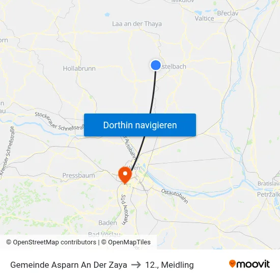 Gemeinde Asparn An Der Zaya to 12., Meidling map