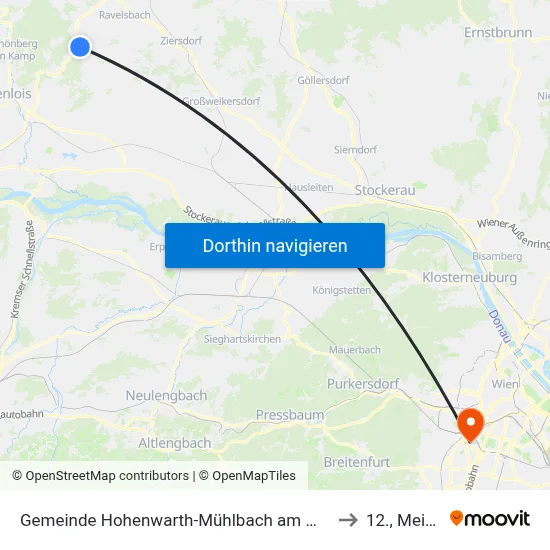 Gemeinde Hohenwarth-Mühlbach am Manhartsberg to 12., Meidling map