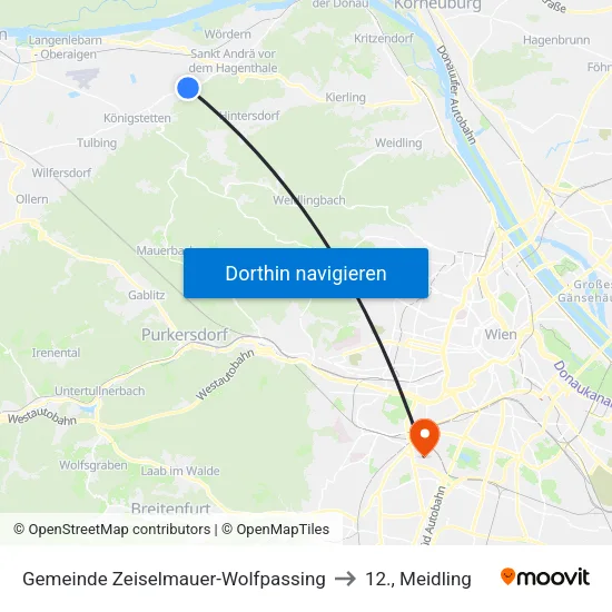 Gemeinde Zeiselmauer-Wolfpassing to 12., Meidling map