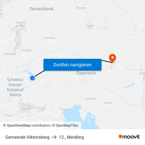 Gemeinde Viktorsberg to 12., Meidling map