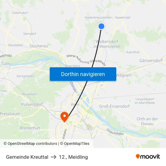 Gemeinde Kreuttal to 12., Meidling map