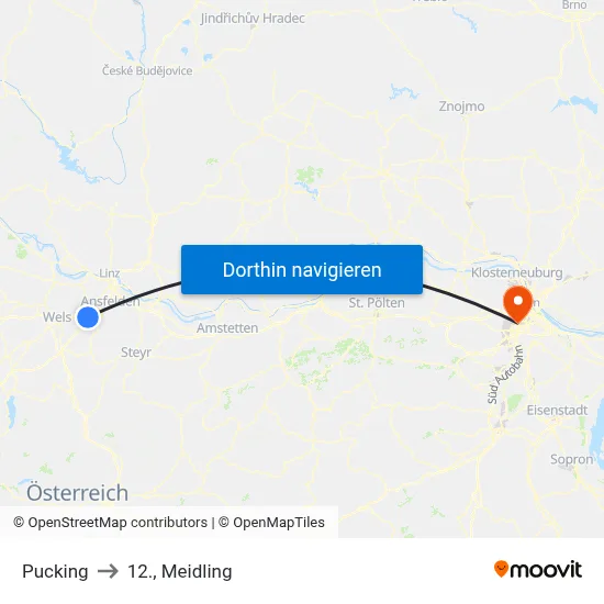 Pucking to 12., Meidling map