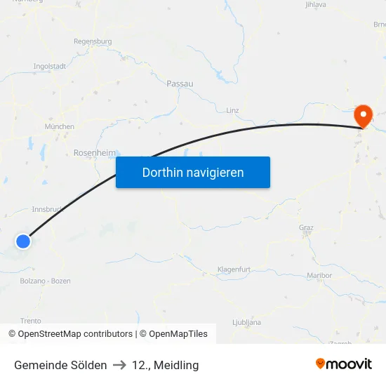 Gemeinde Sölden to 12., Meidling map