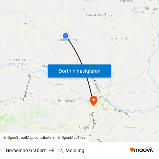 Gemeinde Grabern to 12., Meidling map