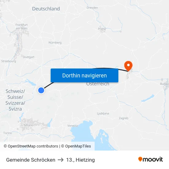 Gemeinde Schröcken to 13., Hietzing map